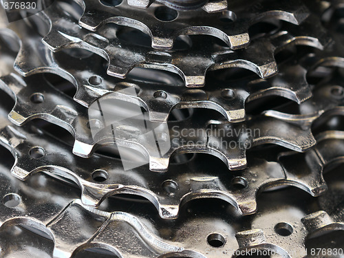 Image of Bicycle gear abstract