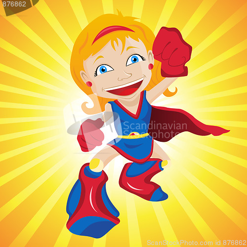Image of Super hero Girl.