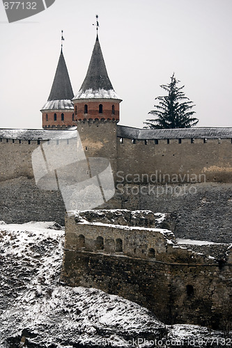 Image of Wall and tower of fortress