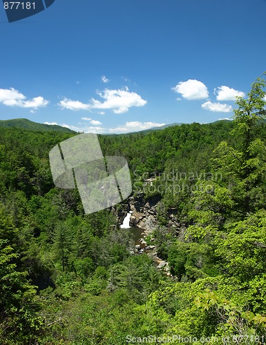 Image of Distant waterfall