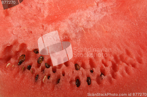 Image of Red background of ripe watermelon.