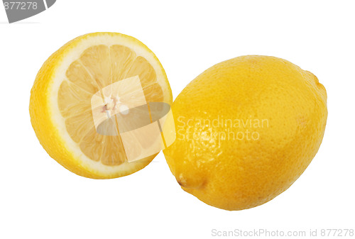 Image of Section and single lemons.