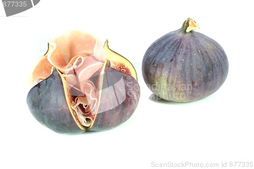 Image of Figs with Serrano ham