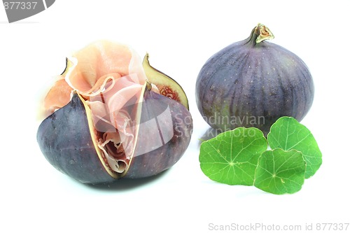 Image of Figs with Serrano ham