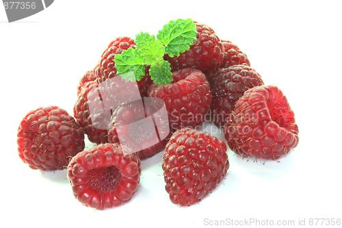 Image of fresh raspberries