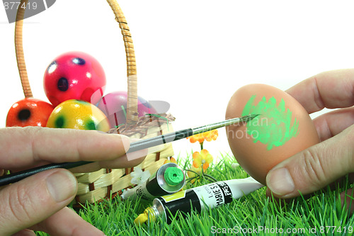 Image of Easter egg painting
