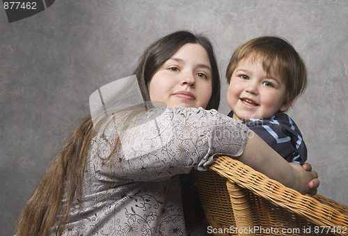 Image of Mother with her child