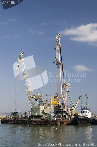 Image of Port cranes