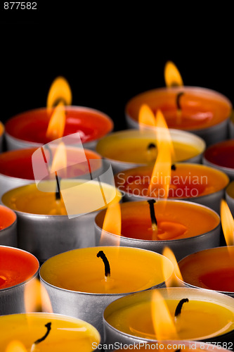 Image of flaming candles