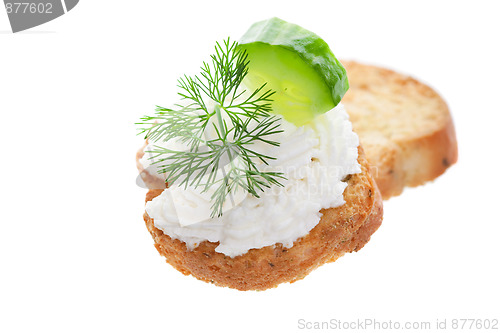 Image of Cucumber canape