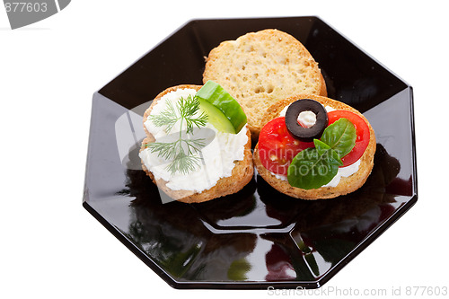 Image of Two canapes 