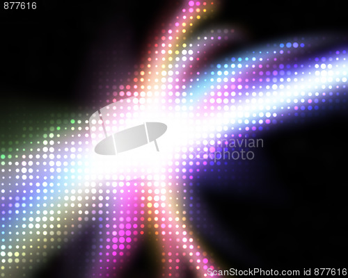 Image of Colorful Rainbow Halftone