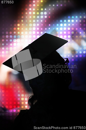 Image of School Graduate Silhouette