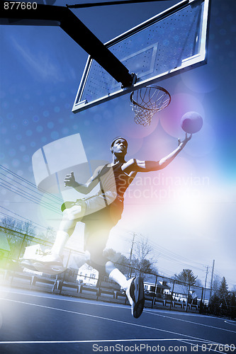Image of Basketball Slam Dunk
