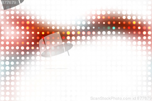 Image of Colorful Glowing Dots Layout
