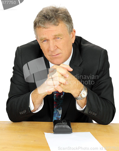 Image of Contemplating Businessman