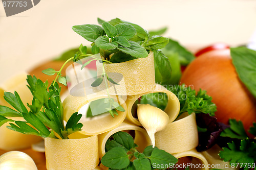 Image of Tube Pasta And Herbs