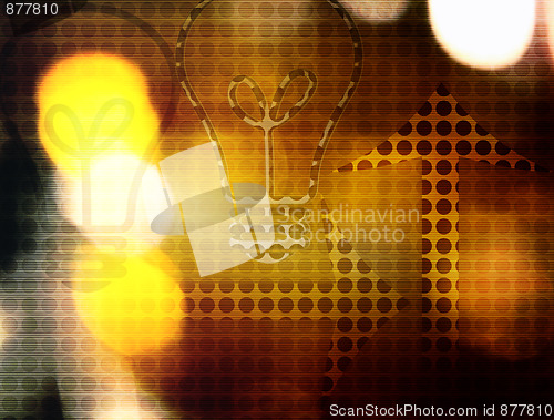 Image of Background - bulb & arrow