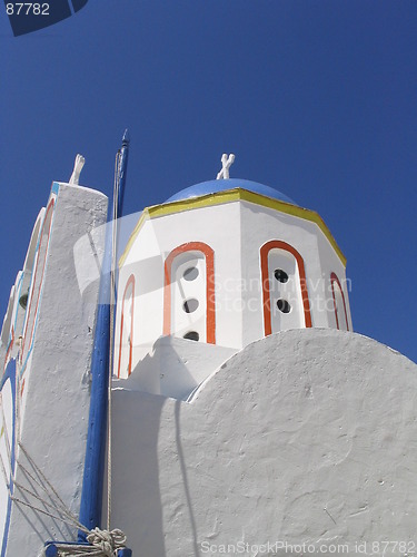 Image of Colorful church, Santorini, Greece