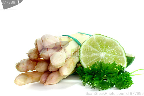 Image of a bundle of fresh asparagus