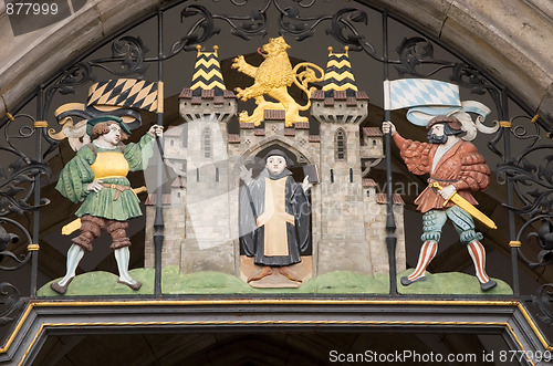 Image of munich marienplatz lion