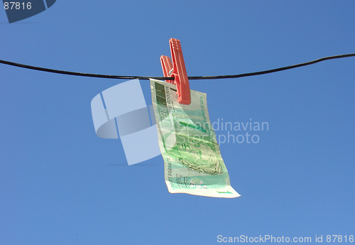 Image of Money drying