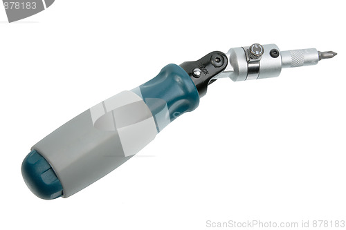 Image of Black-blue single screwdriver.