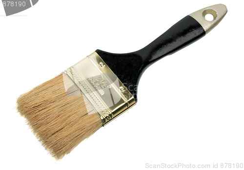 Image of Single brush with black wood handle