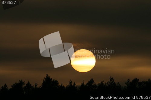 Image of Island ach clouds