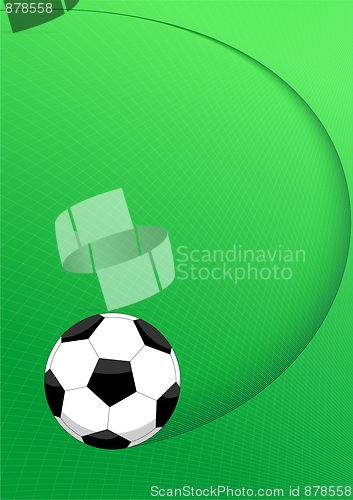Image of Soccer ball layout