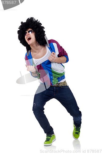 Image of afro wannabe dancer
