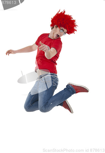 Image of young expressive man