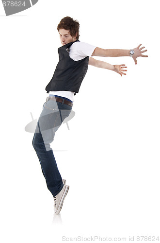 Image of Young stylish  dancer