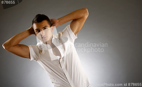 Image of  young man shot in studio