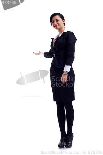 Image of Businesswoman presenting