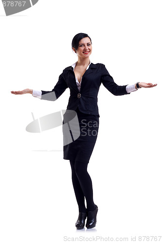 Image of Friendly businesswoman
