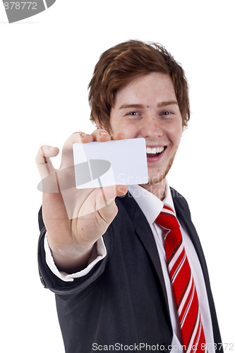 Image of  blank business card