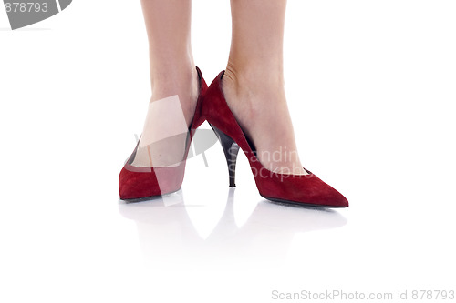 Image of Red high heels