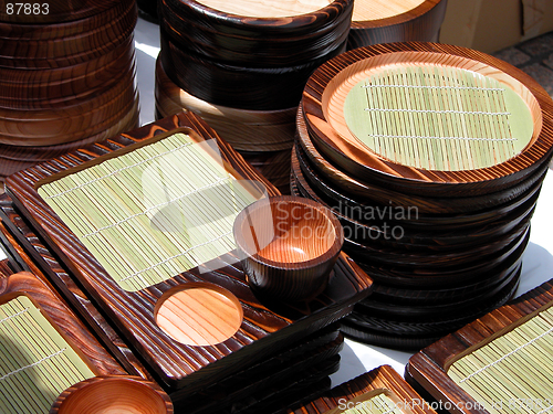 Image of Wooden Kitchen tools