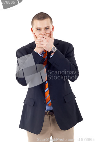 Image of  speak no evil gesture