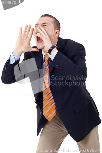 Image of  man shouting
