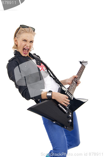 Image of girl with guitar 