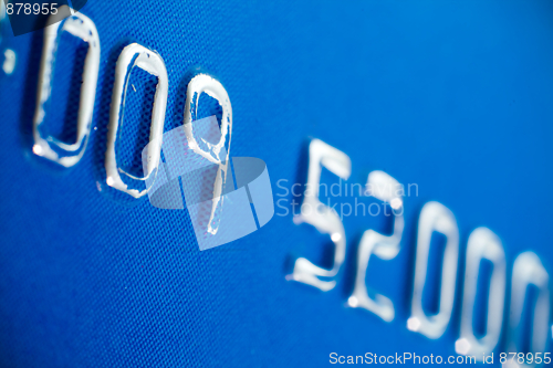 Image of Credit card embossing