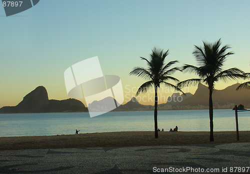 Image of Sunset at the beach