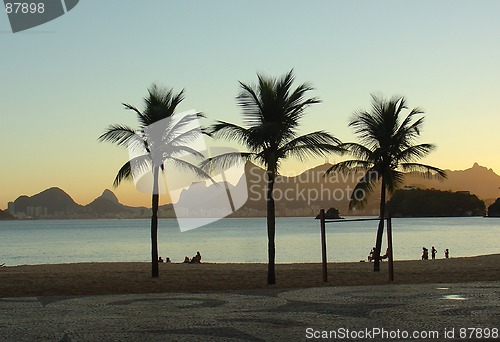 Image of Sunset at the beach