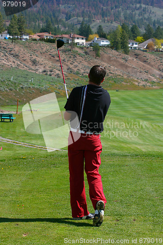 Image of Young golfer