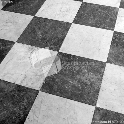 Image of Checkered floor