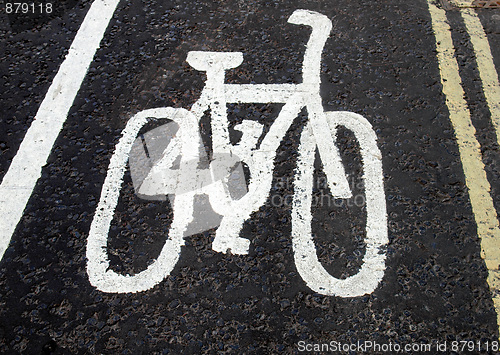 Image of Bike lane sign