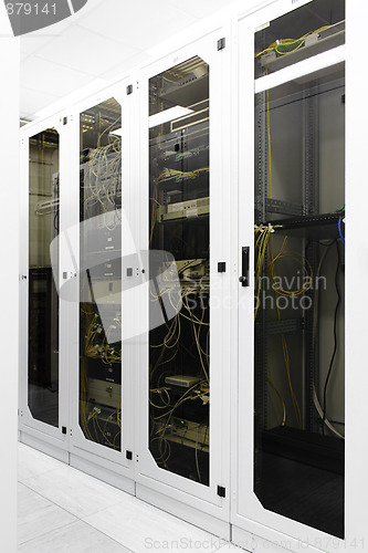 Image of Racks with network equipment