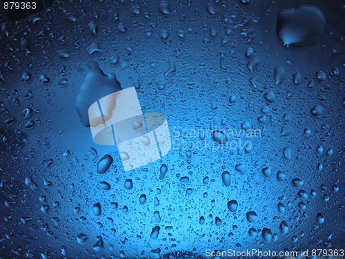 Image of Abstraction. Water. Drops of water